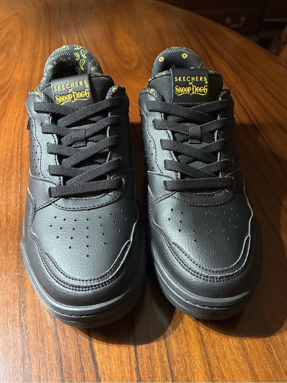 Skechers Snoop Dogg Black and Yellow Men's Sneakers